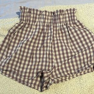 Anthropologie Gingham Shorts
